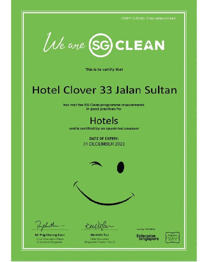 Hotel Clover 33 Jalan Sultan Singapore Exterior photo